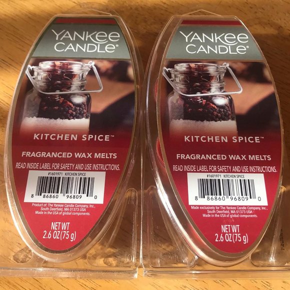2 Yankee Candle Wax Melts - Kitchen Spice - Picture 1 of 1